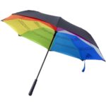 Kolorowy parasol, Odwracalny automatyczny z nadrukiem gadżet reklamowy