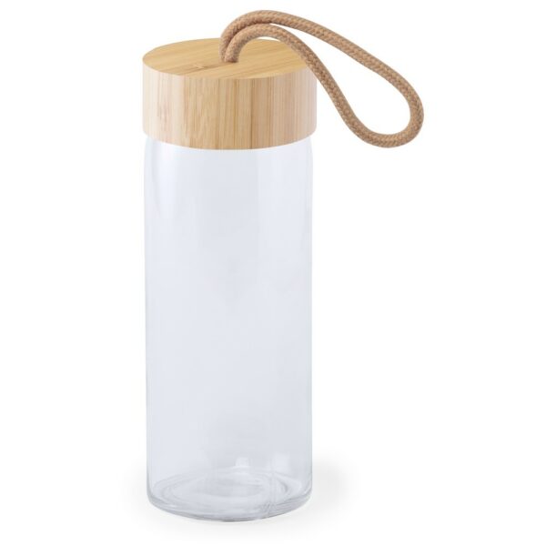 Szklana butelka sportowa 420 ml z nadrukiem gadżet reklamowy