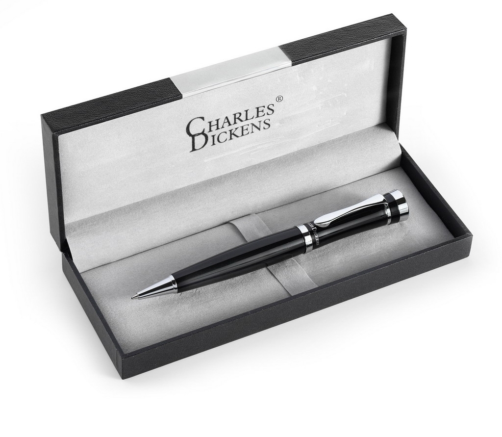 Długopis Charles Dickens® w pudełku z nadrukiem gadżet reklamowy
