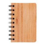 Bambusowy notatnik ok. A6 z nadrukiem gadżet reklamowy