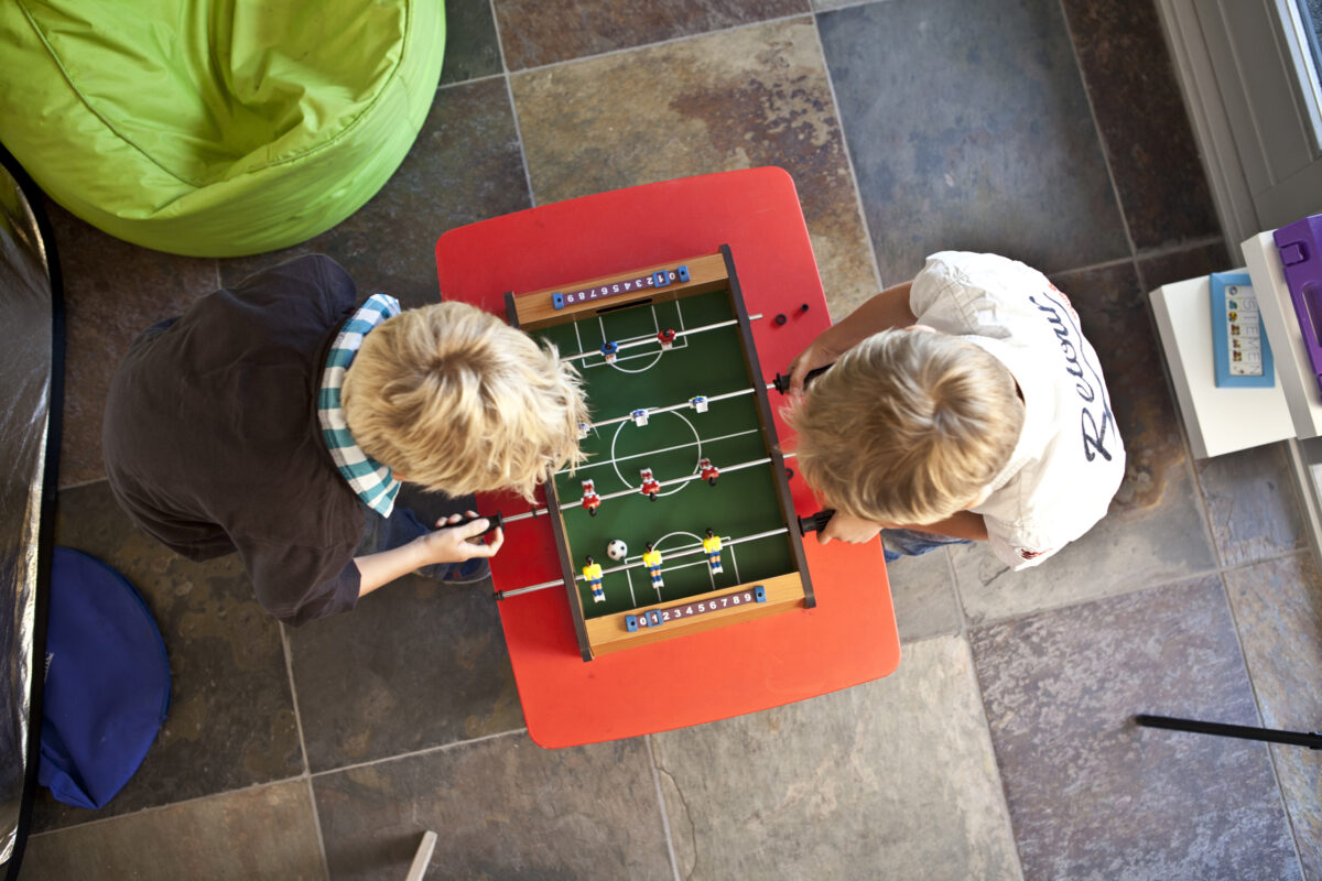 Gra mini-piłkarzyki z nadrukiem gadżet reklamowy