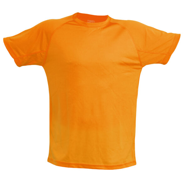 Koszulka pomarańczowa, reklamowa robocza nadrukiem gadżet reklamowy