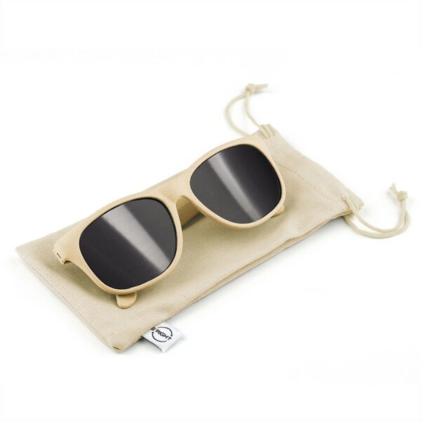 Okulary przeciwsłoneczne B'RIGHT ze słomy pszenicznej z nadrukiem gadżet reklamowy