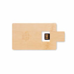 Pamięć flash USB 16 GB z bambusową ochronną osłoną. Bambus jest produktem naturalnym