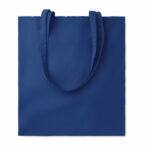 Bawełniana torba na zakupy z długimi uchwytami. 180 gr/m². Wyprodukowano zgodnie ze standardem OEKO-TEX.. Gadżet reklamowy dla firmy.