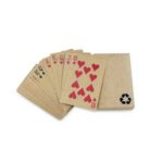 Karty do gry z papieru z recyklingu z nadrukiem gadżet reklamowy