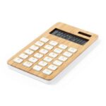 Bambusowy kalkulator z nadrukiem gadżet reklamowy