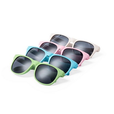 Okulary przeciwsłoneczne ze słomy pszenicznej z nadrukiem gadżet reklamowy