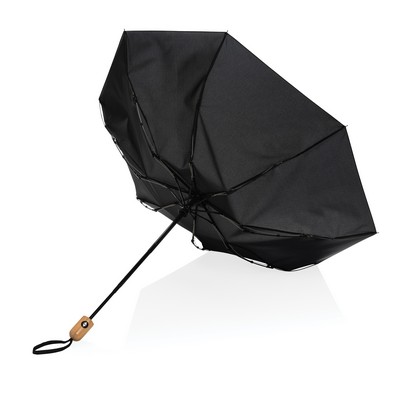 Bambusowy parasol automatyczny 21" Impact AWARE™ RPET z nadrukiem gadżet reklamowy