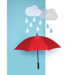 Parasol sztormowy 23" Impact AWARE™ rPET z nadrukiem gadżet reklamowy
