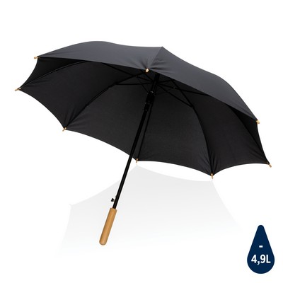 Bambusowy parasol automatyczny 23" Impact AWARE™ RPET z nadrukiem gadżet reklamowy