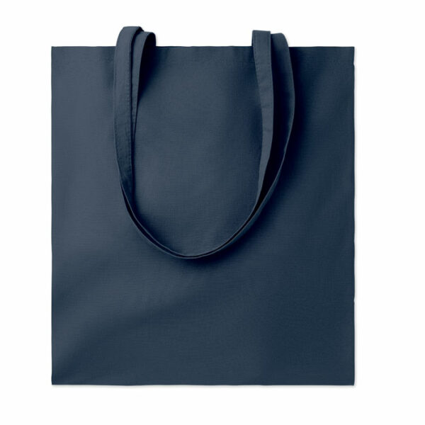 Bawełniana torba na zakupy z długimi uchwytami. 180 gr/m².. Gadżet reklamowy dla firmy.