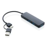 Hub USB 2.0 z USB C RABS z nadrukiem gadżet reklamowy