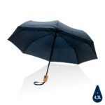 Bambusowy parasol automatyczny 21" Impact AWARE™ rPET z nadrukiem gadżet reklamowy