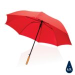 Bambusowy parasol automatyczny 27" Impact AWARE™ rPET z nadrukiem gadżet reklamowy